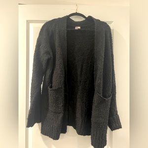 Alya sweater cover up - L - black